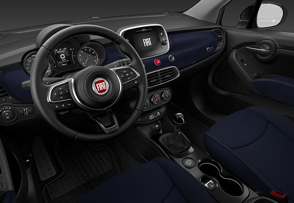 BLUE TECHNO DASHBOARD FASCIA